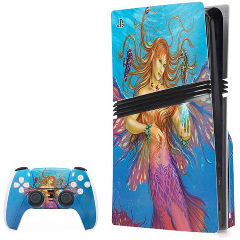 Mermaid Water Fairy by Ed Beard Jr PS5 Pro Disk Bundle  Skin